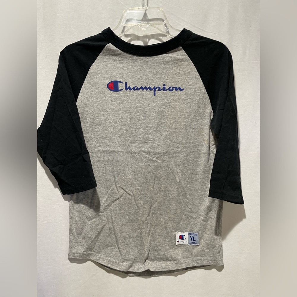 Youth Large Champion 3/4 Sleeve Tee